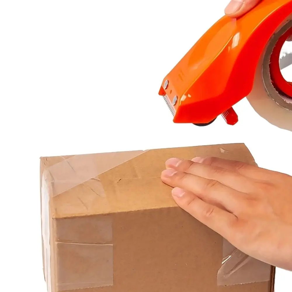 Packing Tool Heavy Duty Tape Dispenser Plastic 5CM Tape Cutter Holder Reusable DIY Box Sealing Machine Shipping