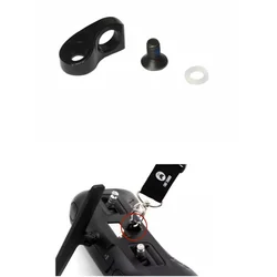 TBS Tango 2 Upgraded CNC Aluminum Neck Strap Mount with Hook Lightweight Bracket for RC Drone Transmitter Remote Control Parts