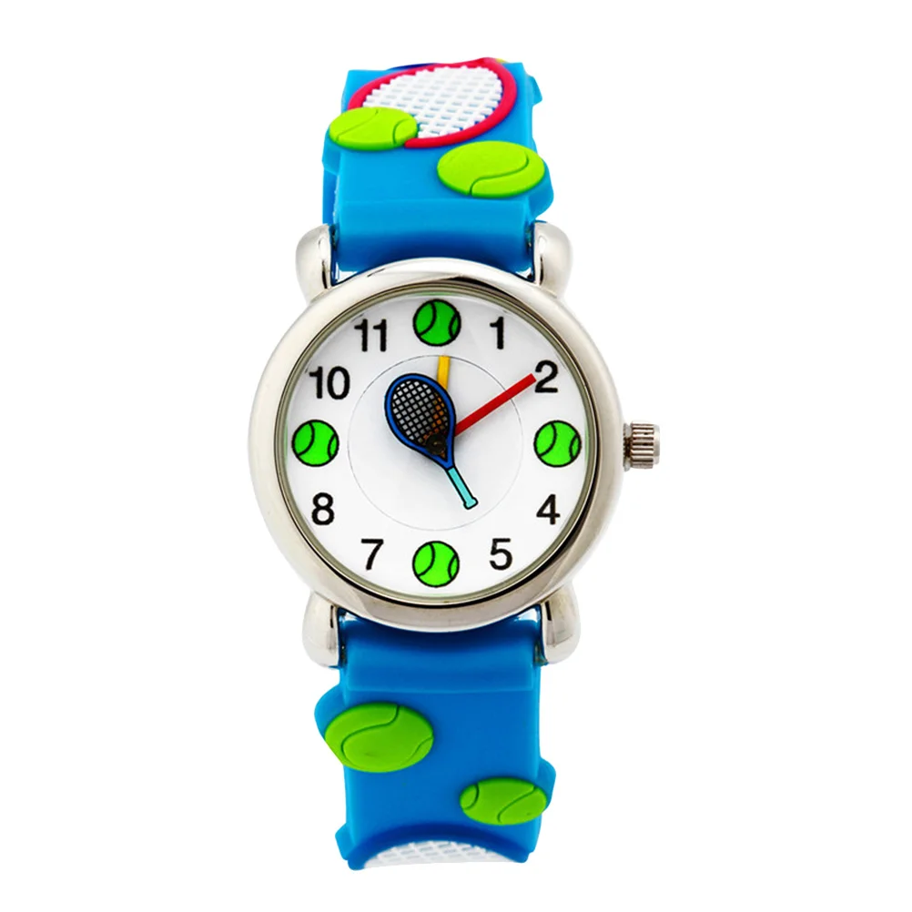 3D Cartoon Quartz Watch Lovely Wristwatch Adjustable Birthday Gift Cartoon Watch