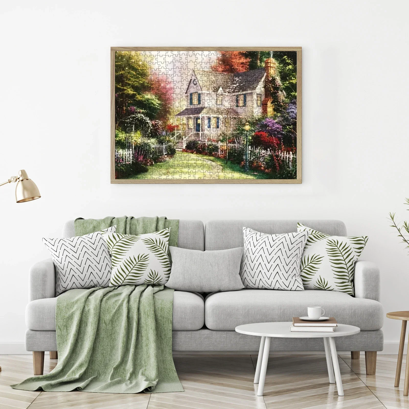 70 سنتيمتر * 50 سنتيمتر 1000 قطعة ريفي فيلا بازل قطع الكبار الإجهاد الإغاثة المشهد الجميل اللوحة لغز ديكور جدران المنزل #6