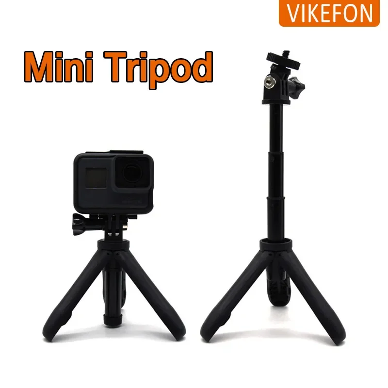 Portable Handheld Selfie Stick Sports Photography Camera Stand Retractable Desktop Tripod Outdoor Photography for Gopro 10/11/12