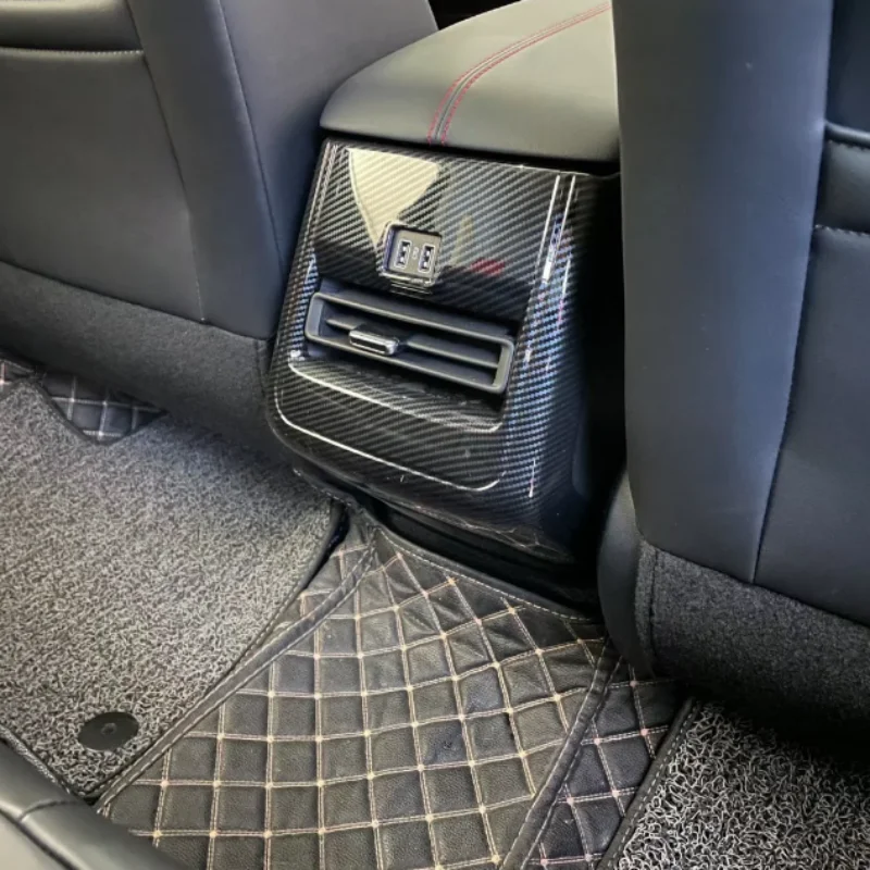 

ABS Carbon Car Central Console Gear Shift Water Cup Panel Cover Garnish For Changan CS55 Plus 2 Gen 2021-2023Accessories