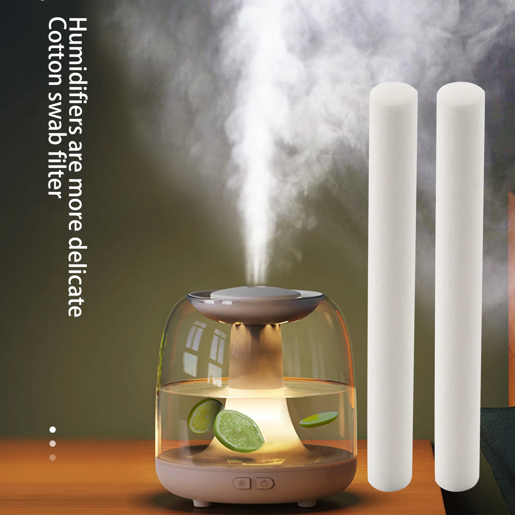 A05G-20Pcs Luftbefeuchter Filter Ersatz Baumwolle Schwamm Stick Für USB Luftbefeuchter Aroma Diffusoren Nebel Maker Luftbefeuchter