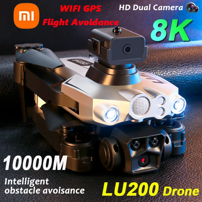 Xiaomi LU200 Pro Drone 8K Triple-Camera GPS Professional HD Aerial Photography Obstacle Avoidance WIFI Brushless Drone 10000M