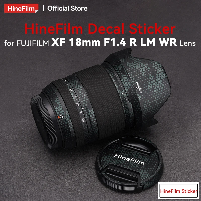 

Hinefilm Skin для объектива Fuji XF18 F1.4 18 1. 4 наклейки защитная пленка для объектива Fujifilm XF 18 мм F1,4 R LM WR 18-1,4