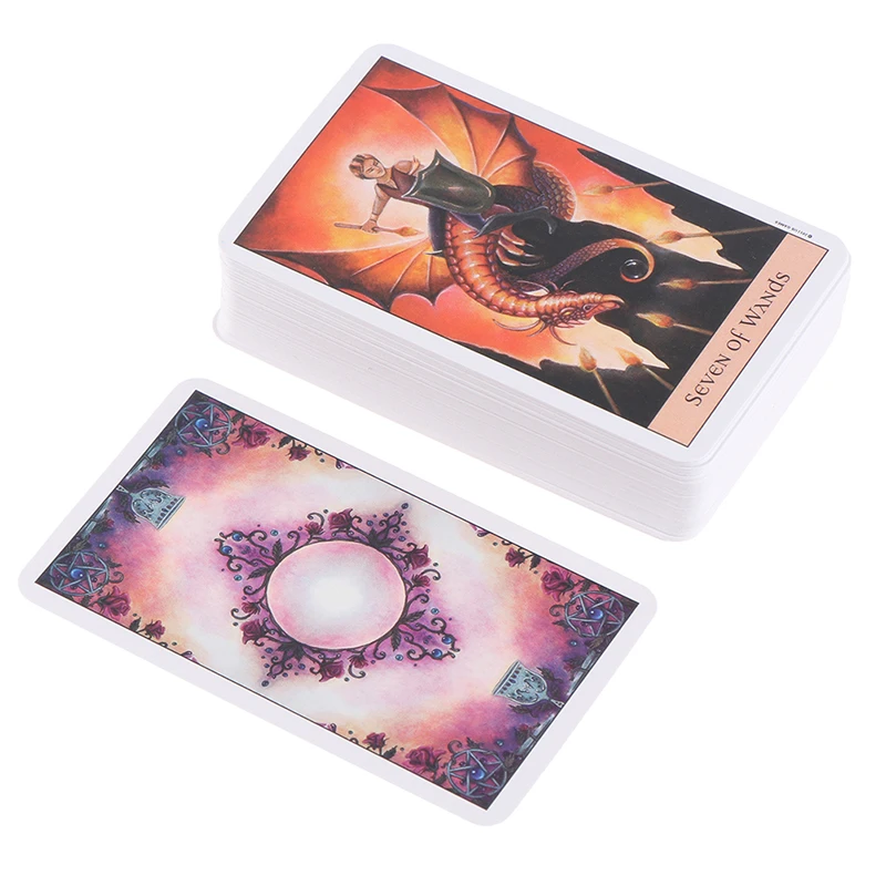 Crystal Vision Tarot Cards And PDF Guidance Divination Deck Entertainment Parties Board Game Supports Wholesale 78 PCS/Box