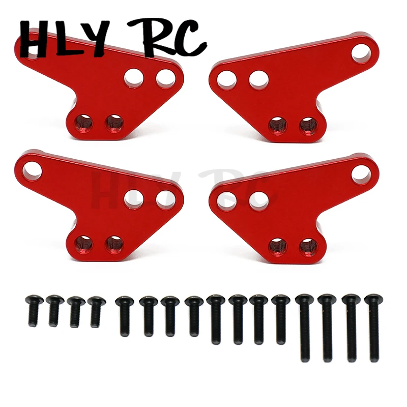 

4pcs Metal Front and Rear Shock Absorber Lower Mount Bracket for 1/10 Traxxas MAXX WideMaxx Upgrade Parts Accessories