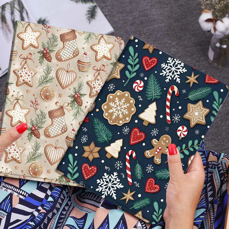 

Cartoon Christmas Pattern Design Tablet Case For Lenovo Xiaoxin Legion Pad Tab Pro GT Y700 Gen4 2 11 P11 M10 K10 3rd Plus Gen