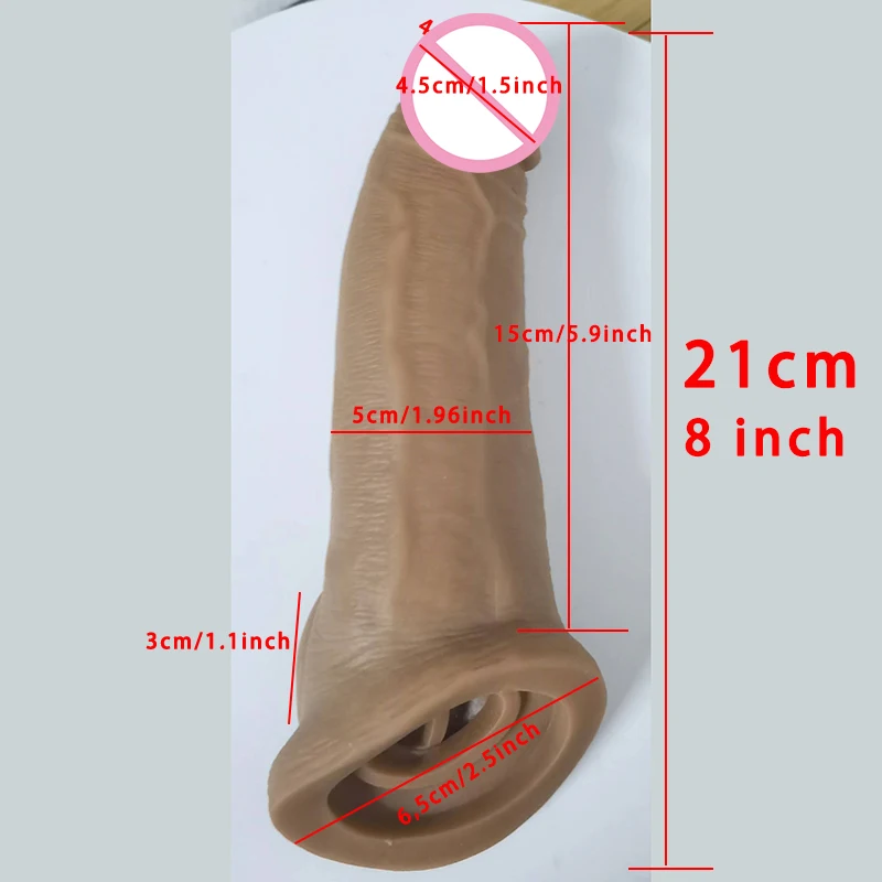 Penis Sleeve Penis?Extender Huge Cock?Stretch Sleeve Enlarged Reusable Condom?Penis Extension Sleeve Extra Thick Sex Toy for Men