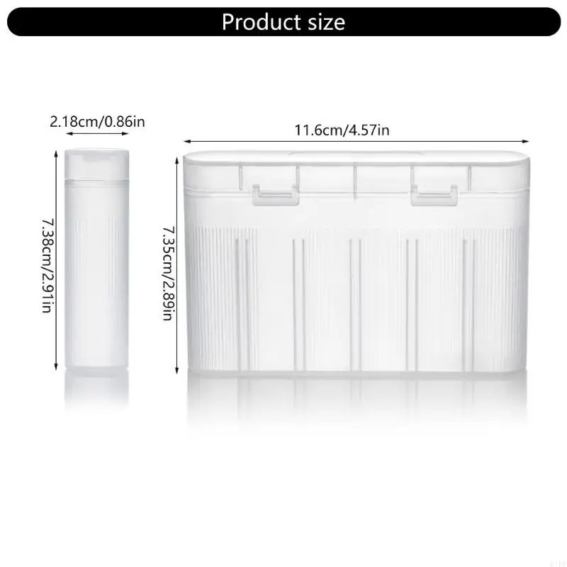 E1PF PP Battery Solder Case para 18650 Baterias 1 seção 6 seções AA AAA Solução armazenamento bateria Caixa