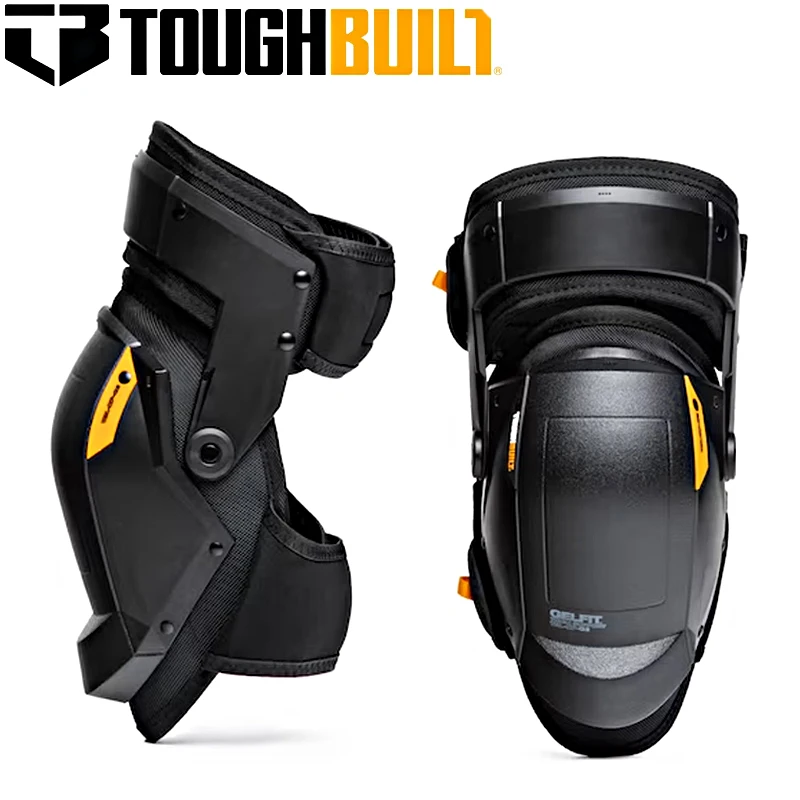 TOUGHBUILT TBL-KP-G3 GelFit Thigh Support Hard Shell Knee Pads Soft Padding Flexible Comfort Protection Tool