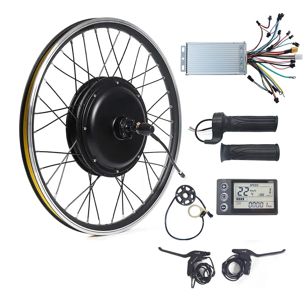 

20 26 27.5 28 Inch Electric Bicycle 48V 1000W 1500W Front Rear Wheel Hub Motor Electric Bike Cycle Conversion Kit