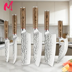 Kitchen Chef Knives Boning Knife Meat Cleaver Knife Hand Forged Hammer Knives Fruit Knife Kitchen Knife Boning for Cooking Tools