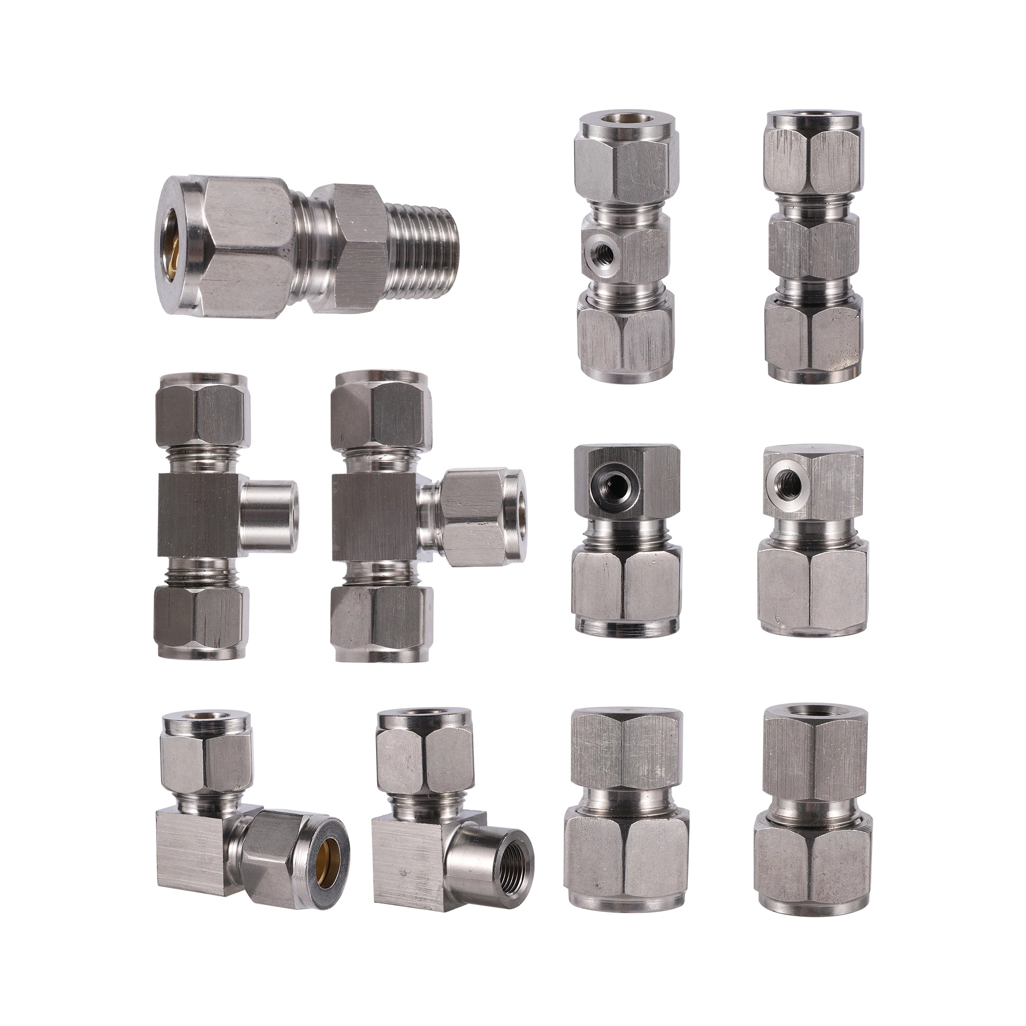 

3/8" Stainless Steel Latch High Pressure Hose Fitting 1/8" Garden Mist Irrigation Accessories Anti-slip Lock Connector Diverter