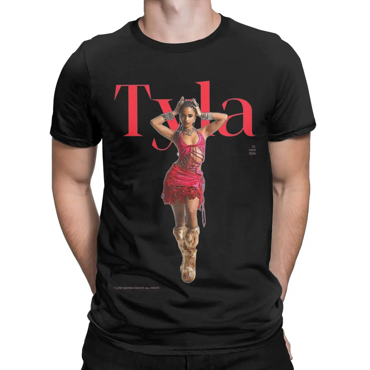 Tyla Beautiful Tyla Art Accessories T-Shirt for Men Women Cool Singer Vintage Pure Cotton Printed Cloth