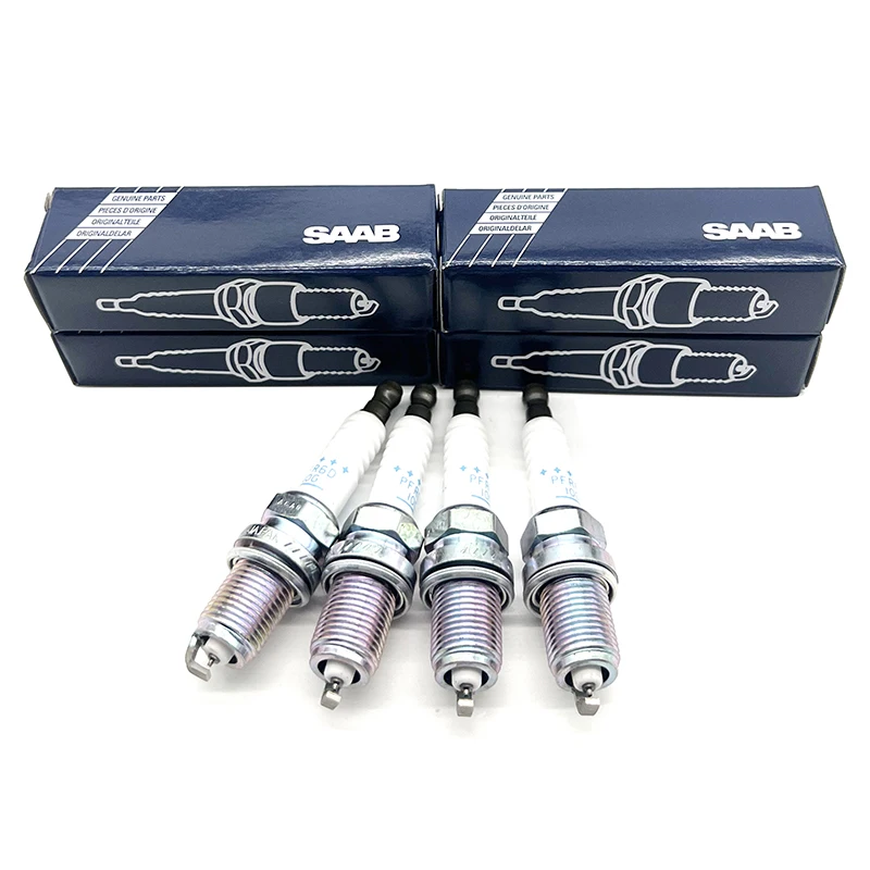 FOR SAAB 93 9-3 9-3X 1.8T 2.0T spark plug Spark Plugs B207 All petrol Models 2003-2011 55571391 NGK PFR6D10G  H6T60271 12787707