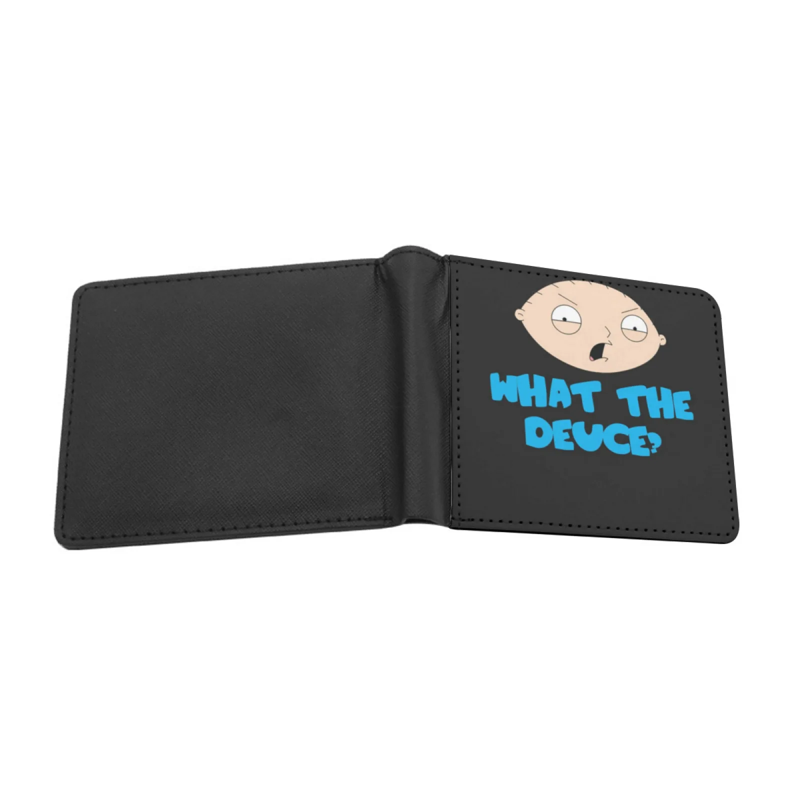 What The Deuce Personalized Wallet For Men And Women Pu Leather Short Pocket Purse What The Deuce Stewie Peter Griffin Brian