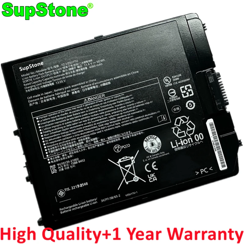 SupStone FZ-VZSU1TU Laptop Battery For Panasonic Toughbook FZ-G2 FZ-G2E FZ-G2K FZ-G2D 3​ICP7/38/65-2 FZ-VZSU1UU