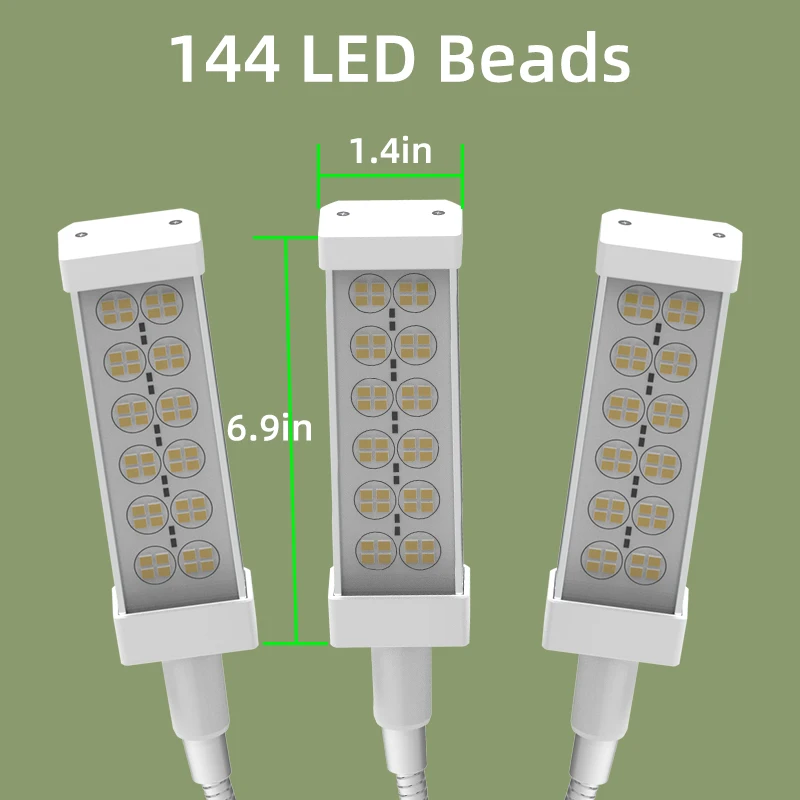 Phyto Lamp Full Growth Spectrum 187umol/s Timing lampada da tavolo a Clip dimmerabile per piante da interno promuove la germinazione