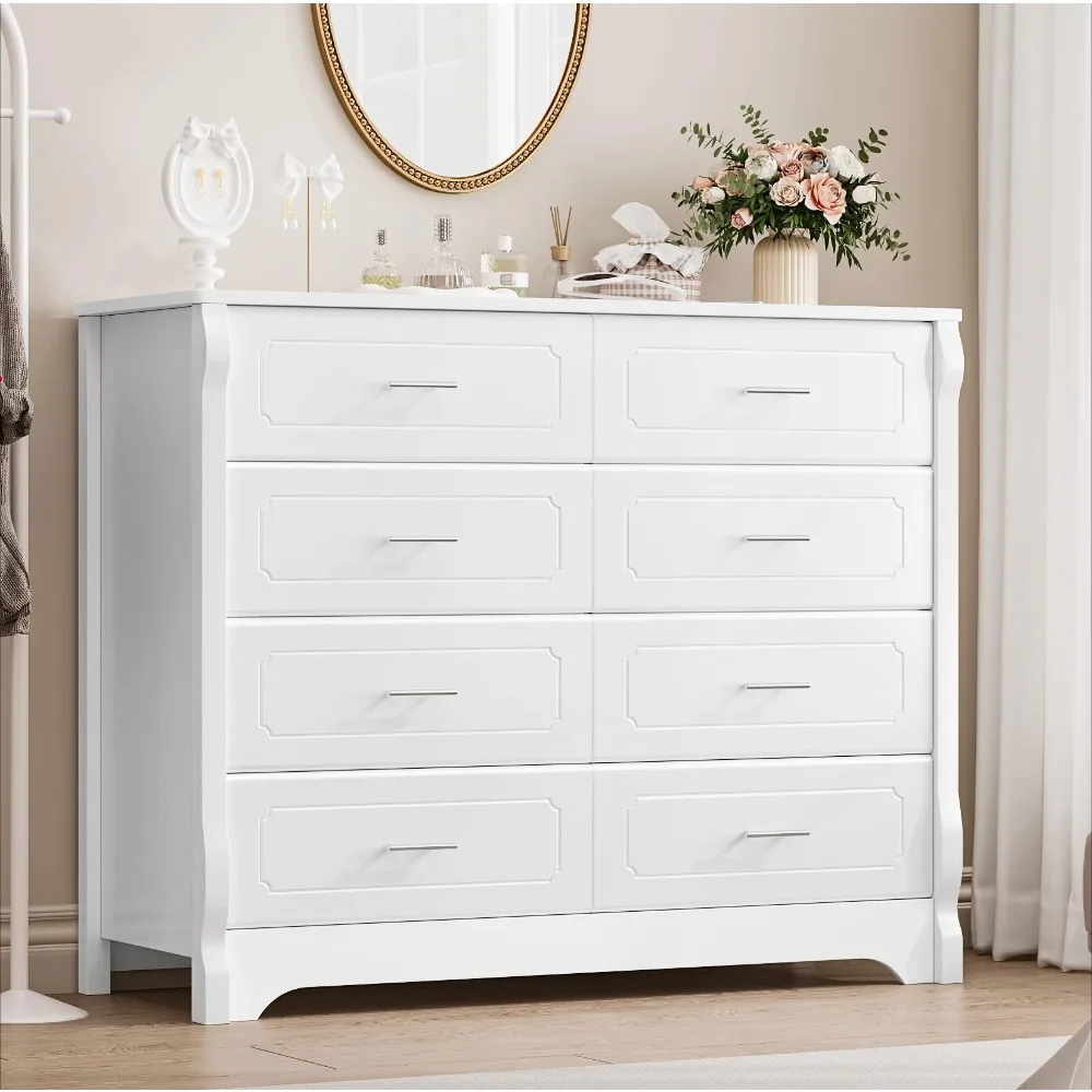 8 Drawer Dresser for Bedroom, 47