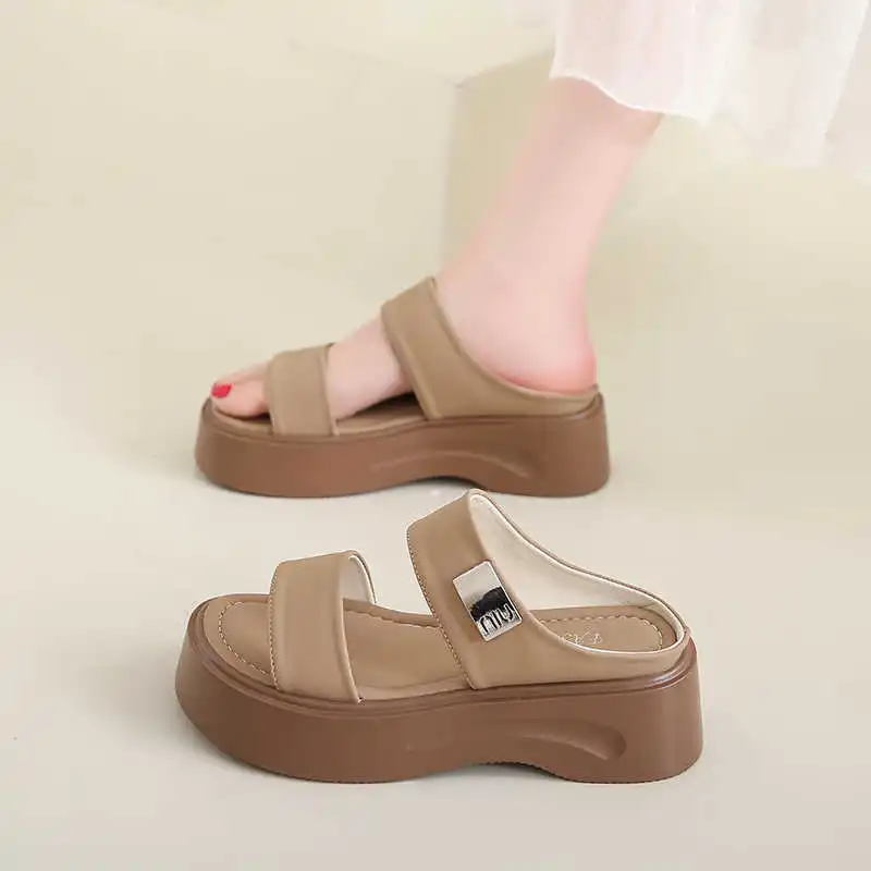 Ete Ventilation Women's Summer Sandal Fashionable Sports Shoes Slippers Indoor Fashionable Sneakers Idea Shors Wide Foot