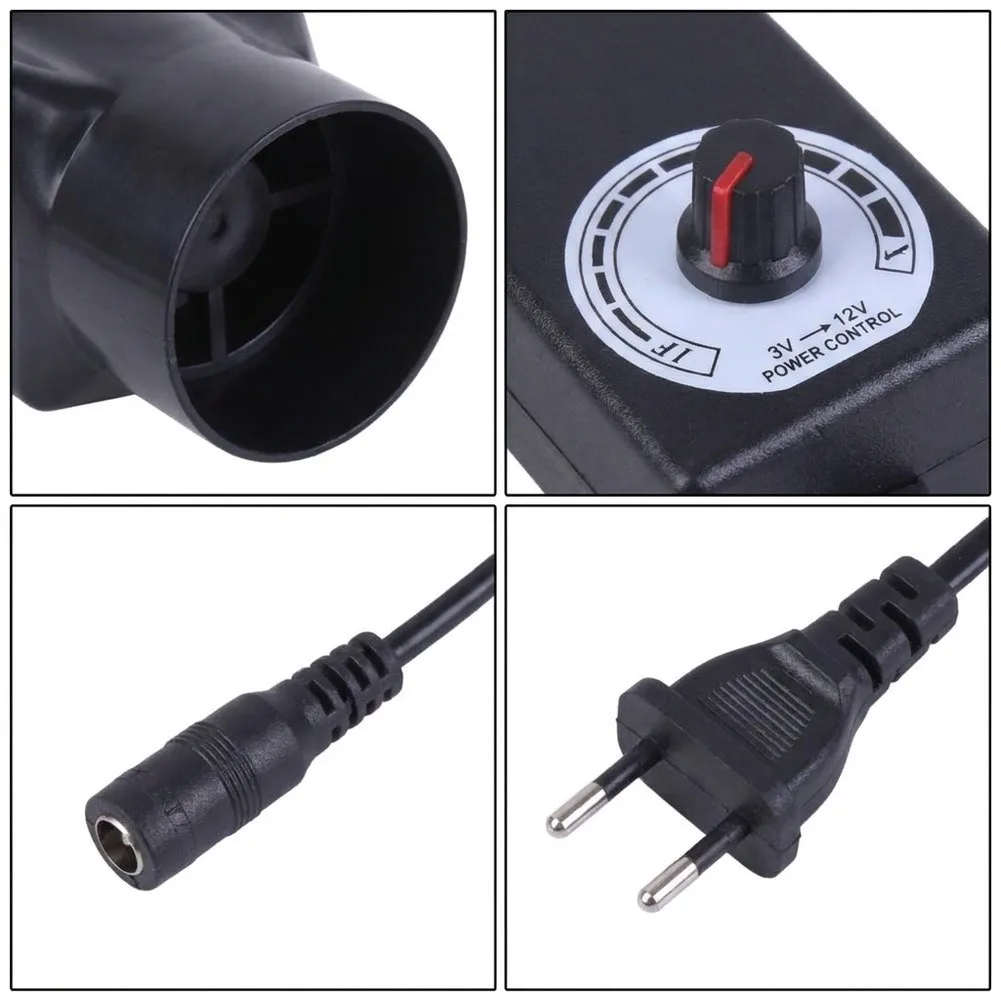 Compact 50mm Diameter 12V Duct for fan for Exhaust Use in Small Spaces Bathroom Kitchen Greenhouse 36m3/h 330Pa 38dB ABS