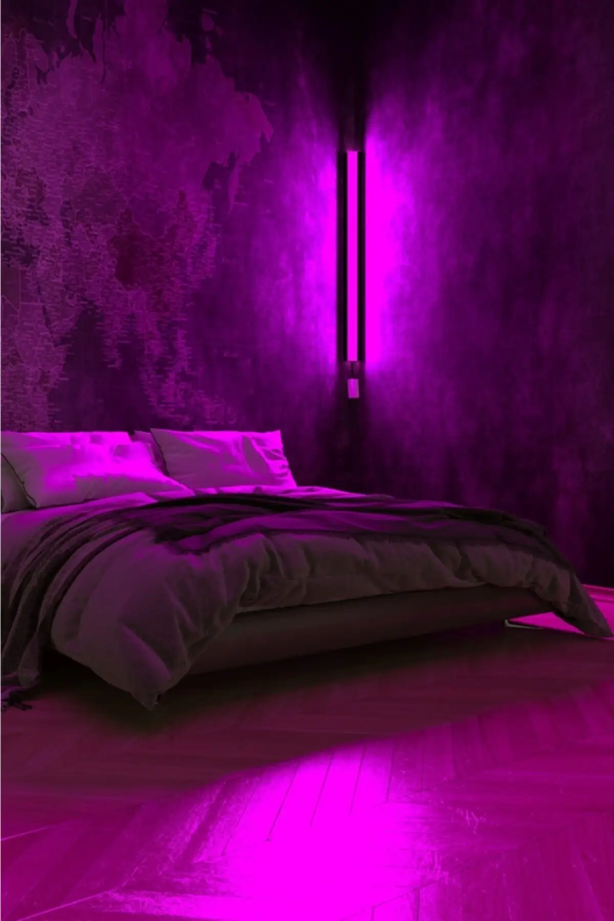 Lámpara Led Rgb de esquina con control remoto, candelabro de luz nocturna, decoración del hogar multifunción, modelo 2022trendmodel