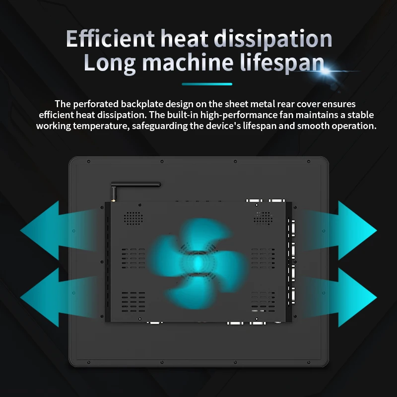 15 Inch Embedded Industrial Panel PC Capacitive Touch All In One Computer NFC RS232 LAN Windows Touch Screen Industrial Computer