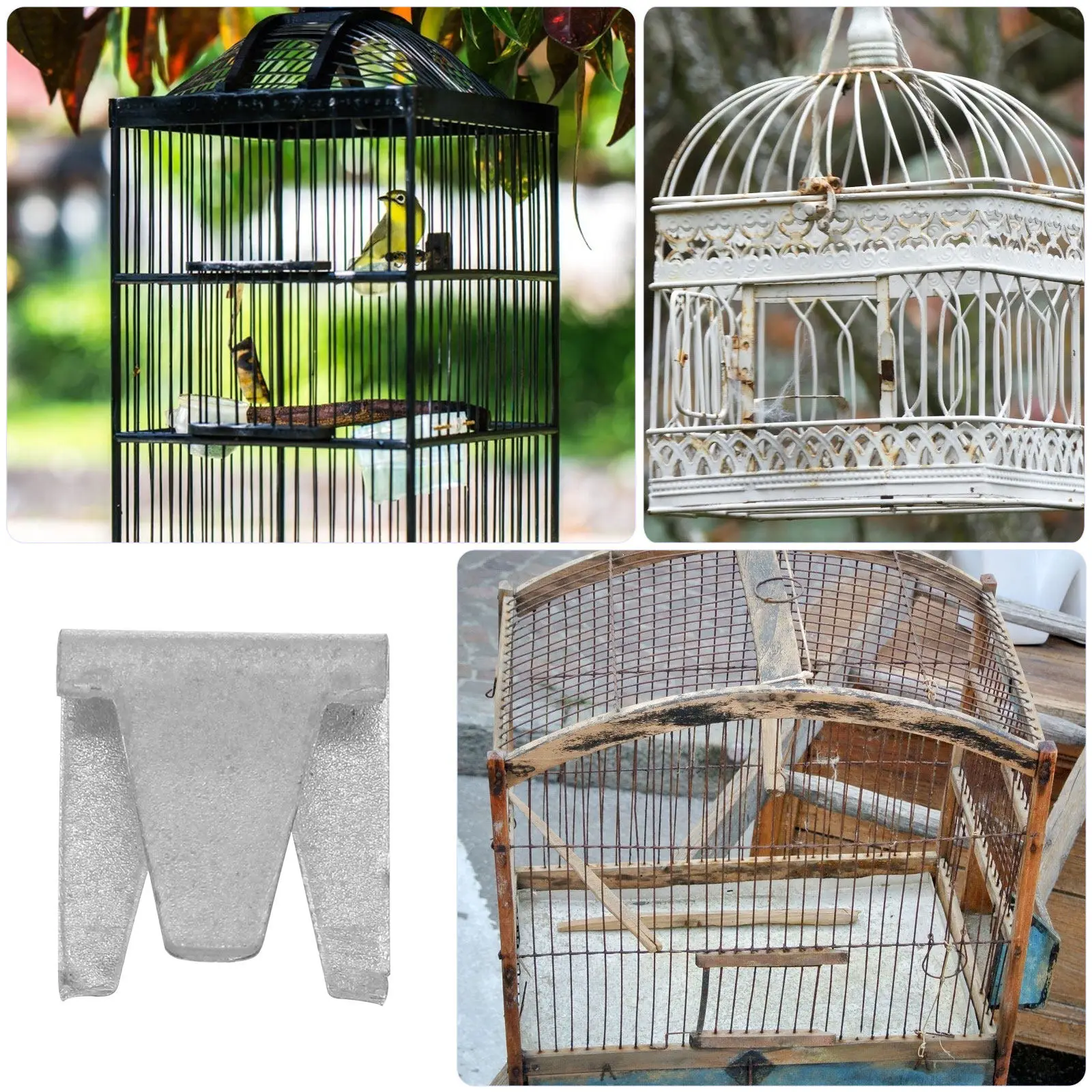 Wire Cage Clips Pet Cage Building Connectors Snap Fasteners Assembly Kit for Small Animal Enclosures