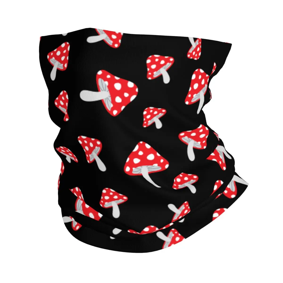 Mushroom Collection Colorful Bandana Neck Cover Print Cartoon Fantasy Balaclavas Face Scarf Warm Cycling Fishing Men Women Adult