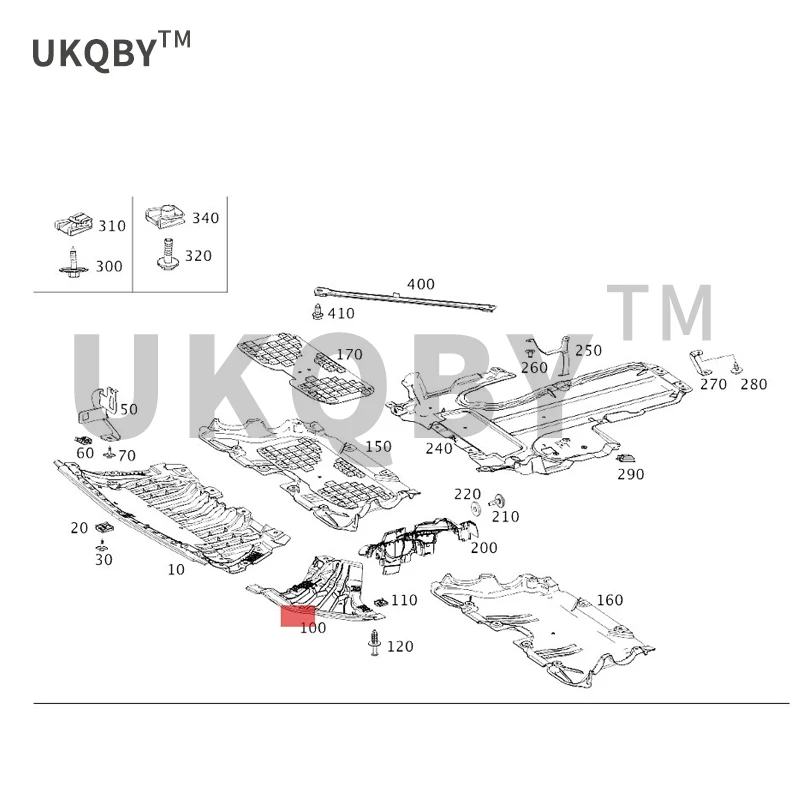 FG2 130 04F G21 300 8FG 213 012 FG2 130 13 Left front cover Side engine compartment cover for gasoline vehicles protecting cover