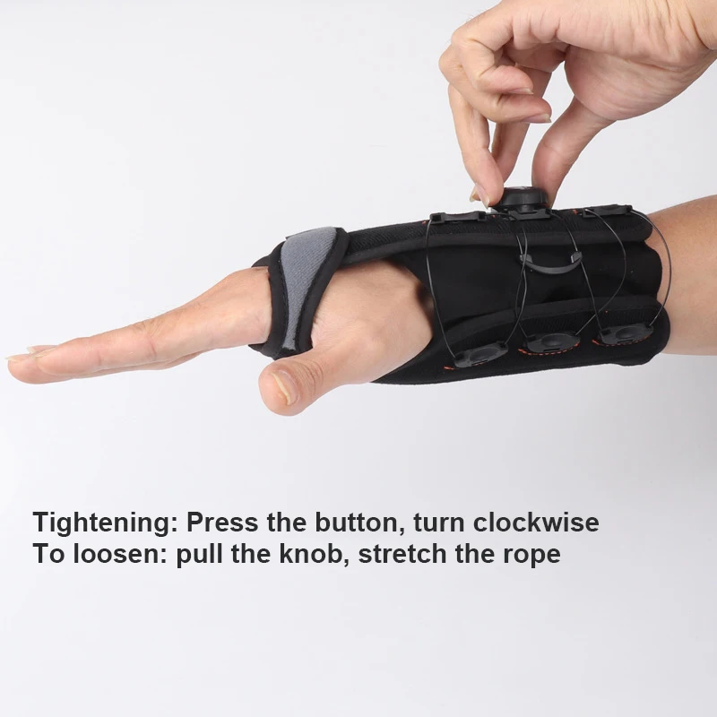 

Knob Wrist Guard Adjustable Wrist Joint Fixed Support Knob System Carpal Tunnel Syndrome Wrist Fracture Rehabilitation Device