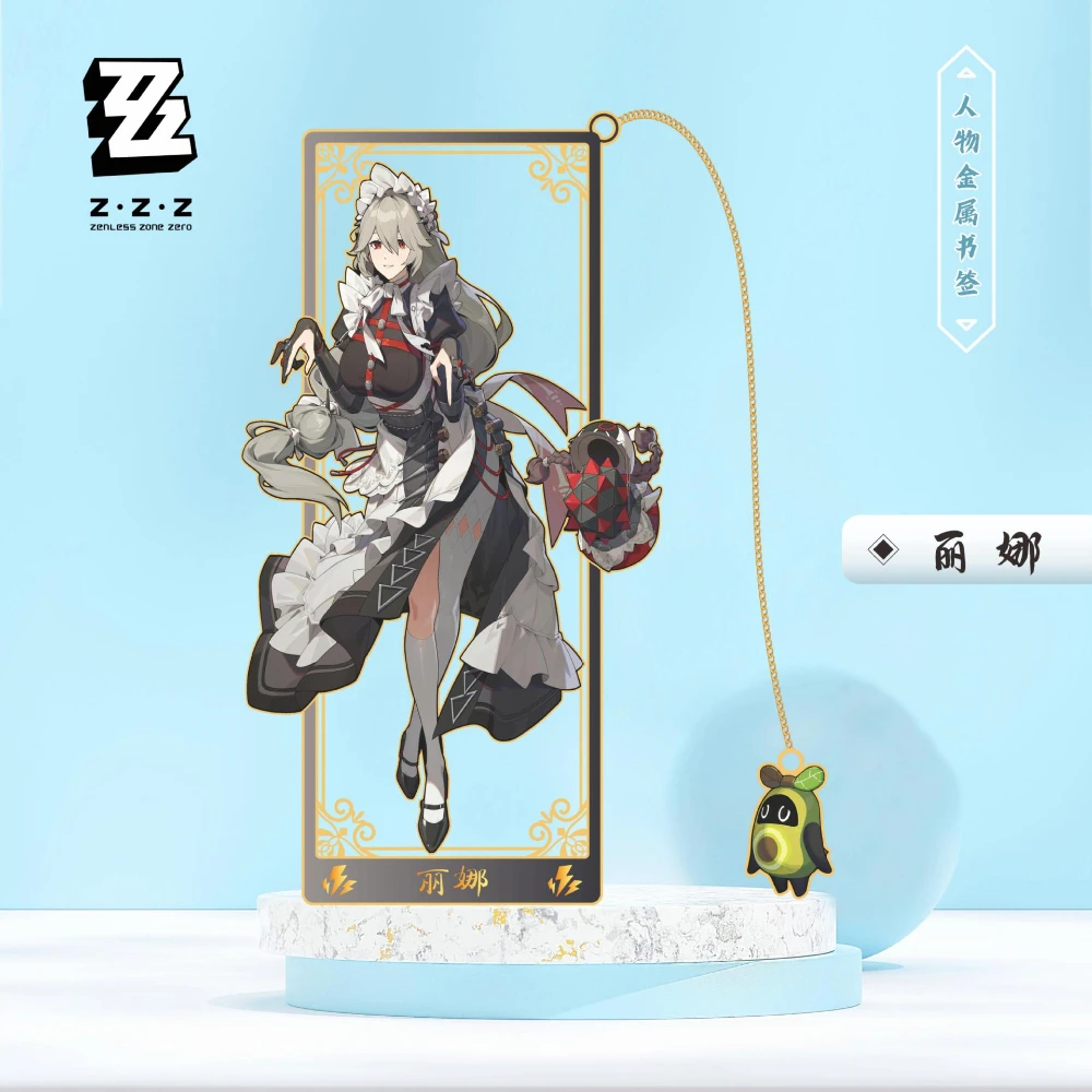 Game Zenless Zone Zero Jane Doe Seth Lowell Qingyi Zhu Yuan Von Lycaon Corin Wickes Metal Bookmark Props Cards Accessories Gifts