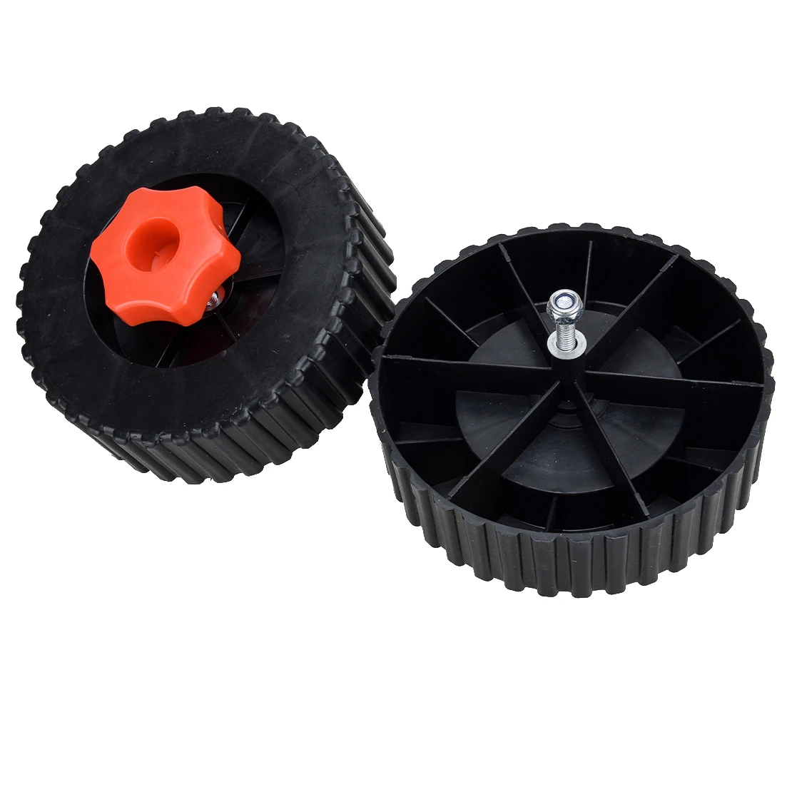 Grass Trimmer Rolling Wheel Kit Effective Comfortable Lawn Guide Cutter Mower ABS Nylon