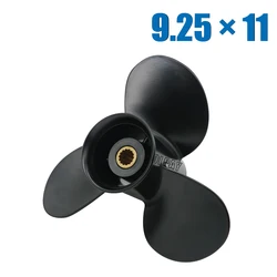 9.25*11 Outboard Propeller For Tohatsu Mercury 9.9hp 15hp 20hp Boat Aluminum Alloy Screw 14 Spline Boat Engine 48-897754A11