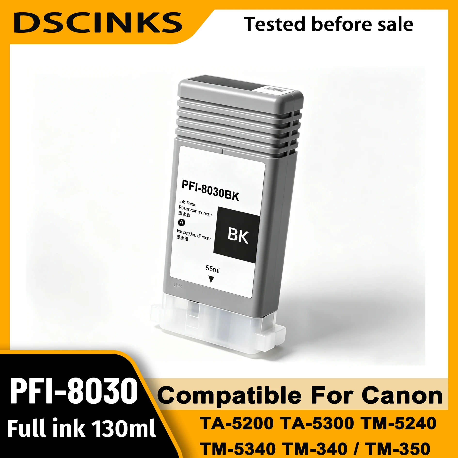 

For Canon PFI-8030 Ink Cartridge for Canon imagePROGRAF TA-20 TA-30 TA-5200 TA-5300 TM-240 TM-340 TM-350 TM-5240 TM-5340 Printer