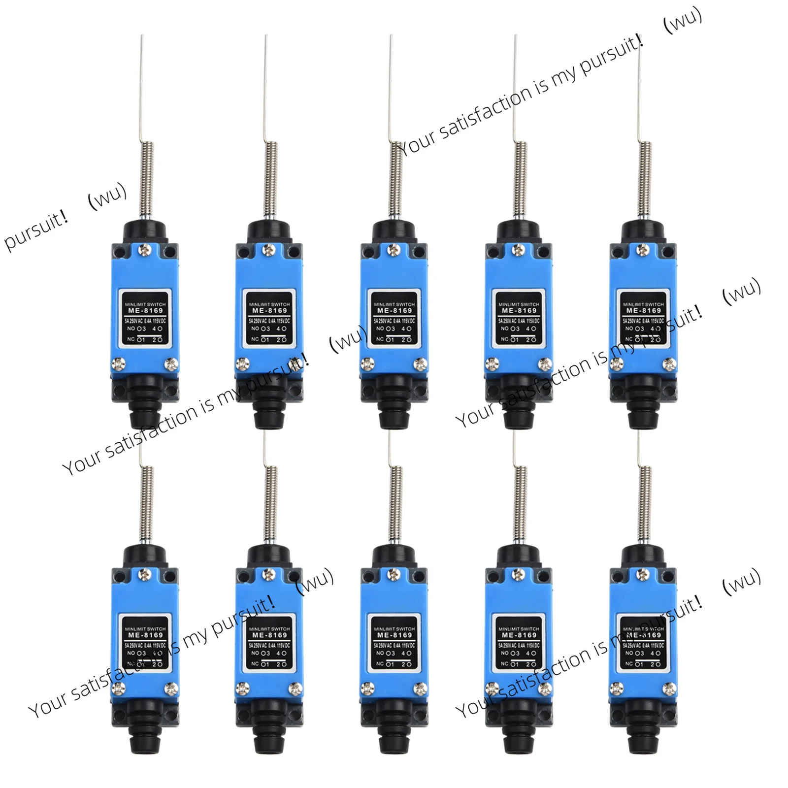 10pcs Waterproof Travel Switch Normally Open/closed ME-8169 Limit Sensor Mini Switch Aluminum Alloy Limit Switch 250V/5A 1NO1NC
