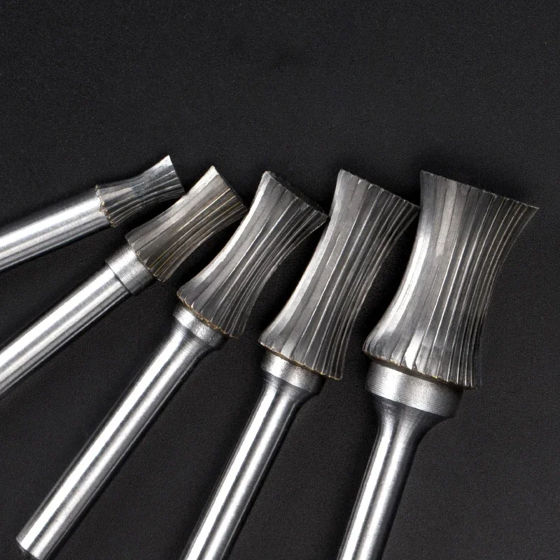 카바이드 로터리 파일 6~16mm U-오목 곡선 텅스텐 강철 밀링 커터 전기 그라인딩 헤드 텅스텐 강철 그라인딩 헤드