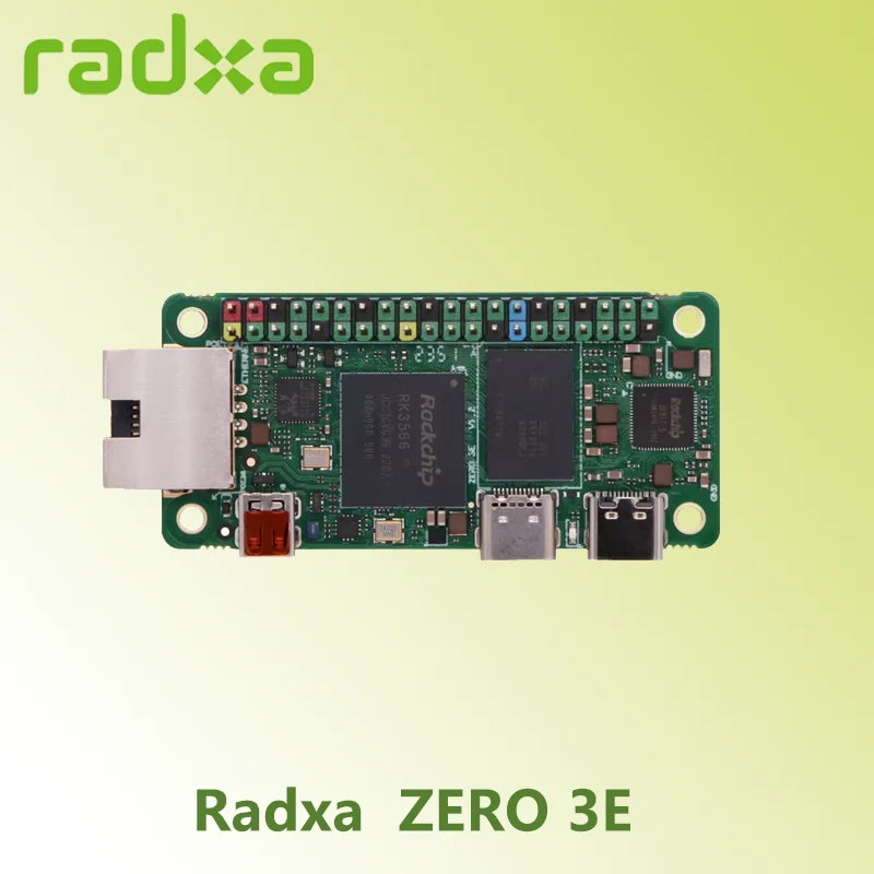 

Radxa ZERO 3E RK3566 4-core CPU SBC, GPU, NPU, HDMI with 1080P Output, and Gigabit Ethernet, Single Board Computer New Set