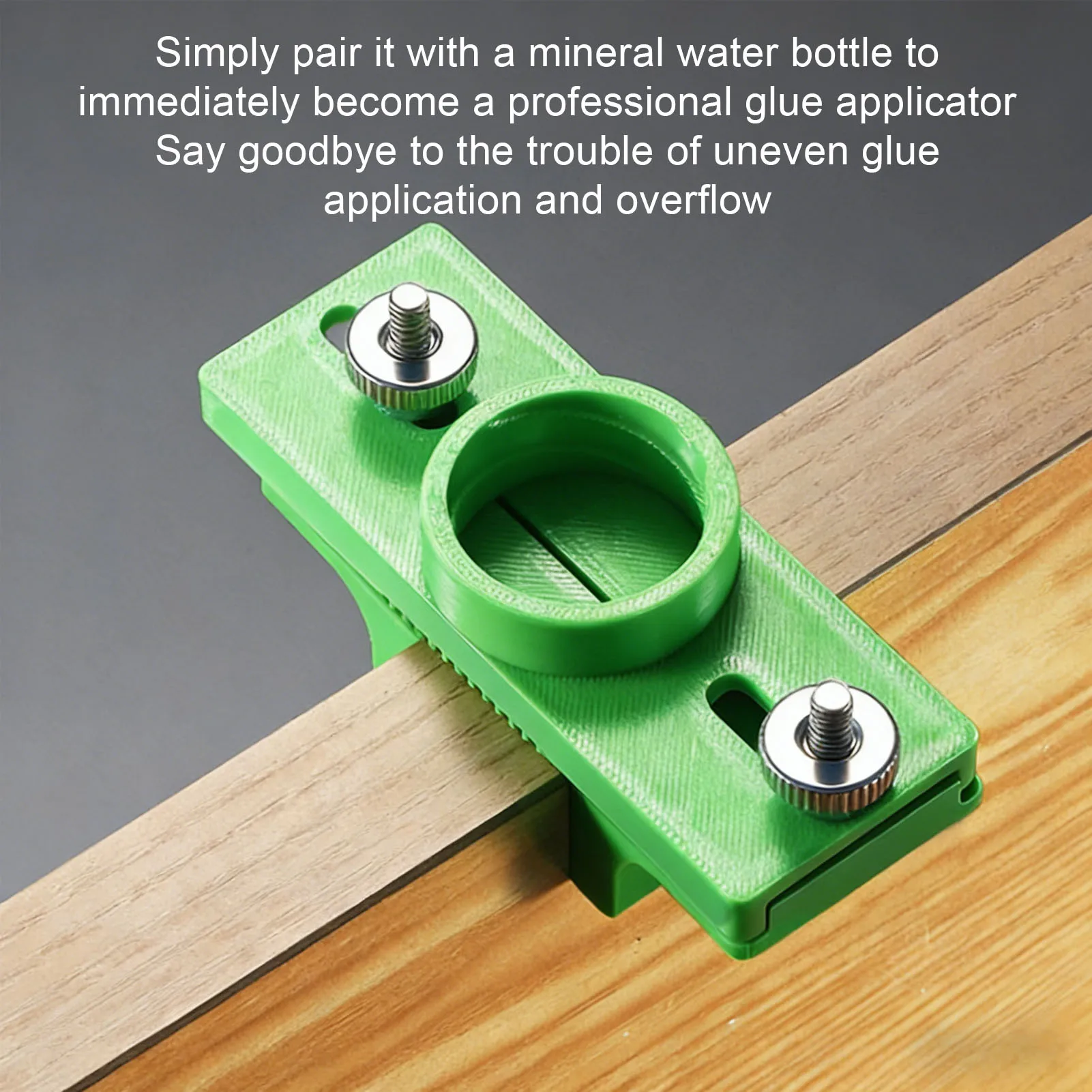 2 Pcs Wood Glue Applicator 10-50mm Clamping Range Edges Banding and Board Glue Spreader for 38mm Bottle Mouth
