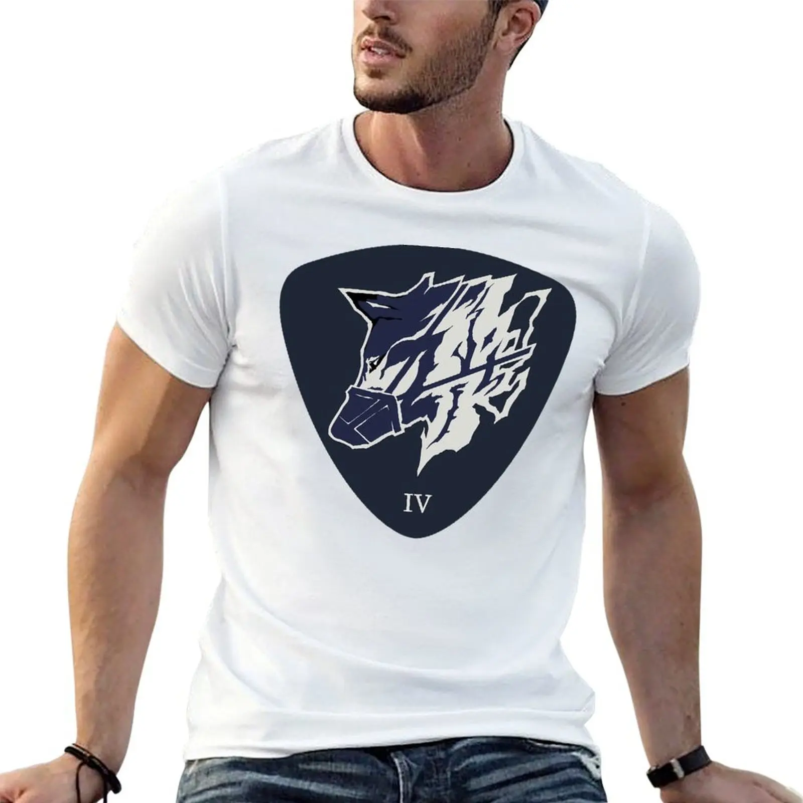 Rusty V.IV Emblem Symbol Icon Armored Core VI T-Shirt man graphic t shirt t shirt for man 100 percent cotton T-Shirt