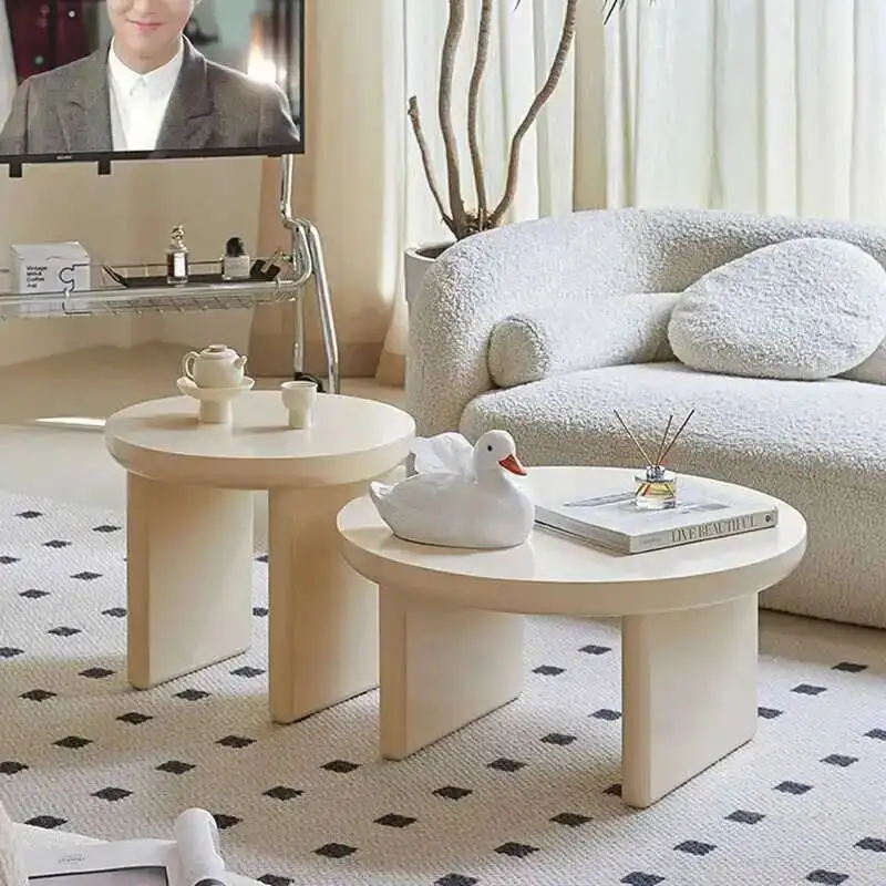 

Bedroom Tea Coffee Table Nordic Modern Small Round Minimalist Designer Side Table Sofa Dinner Service Couchtisch Home Furniture