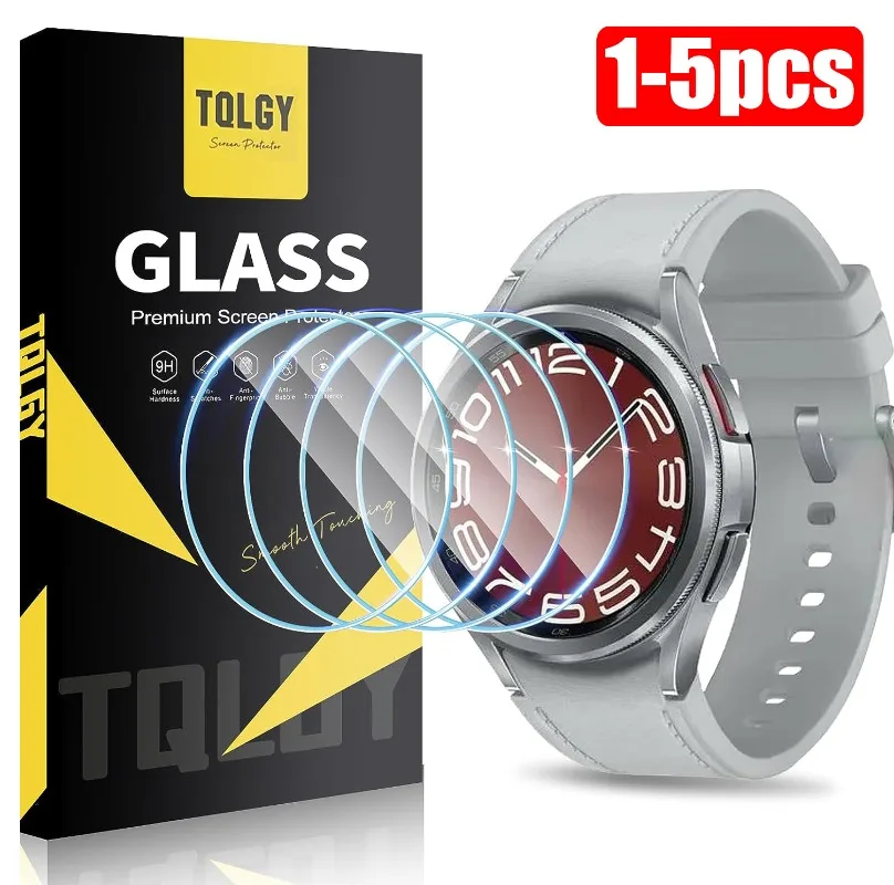 Tempered Glass for Samsung Galaxy Watch 6 Screen Protector for Watch 6 42mm 46mm 40mm 44mm Smartwatch Protective Film