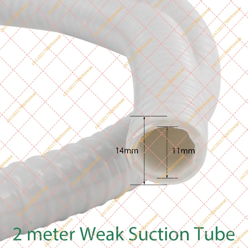 2M Dental Strong & Weak Suction Tubing, Vacuum Hose for Dental Chair Unit