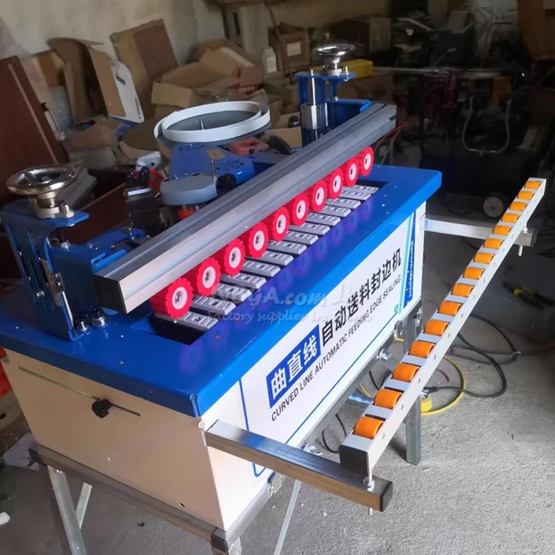 Bordatrice per la lavorazione del legno Bordatrice per bordi curva/avastata 770 Consegna completa della piastra di processo Opzione del supporto base a lunghezza estesa