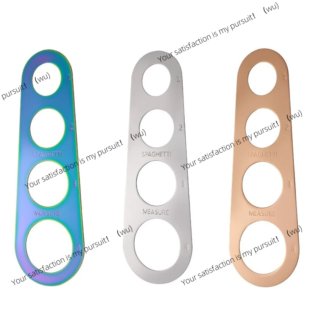 Stainless Steel Spaghetti Measurer Pasta Measure Cook Kitchen Utensil Tools Noodle 4 Hole Measuring Portion Control