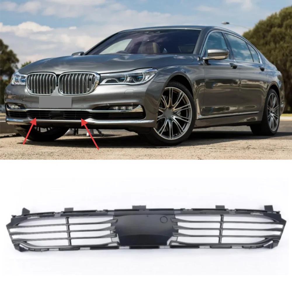 Front Bumper Lower Grille For BMW 7 Series G12 G11 ACC 51117486833 51117486831