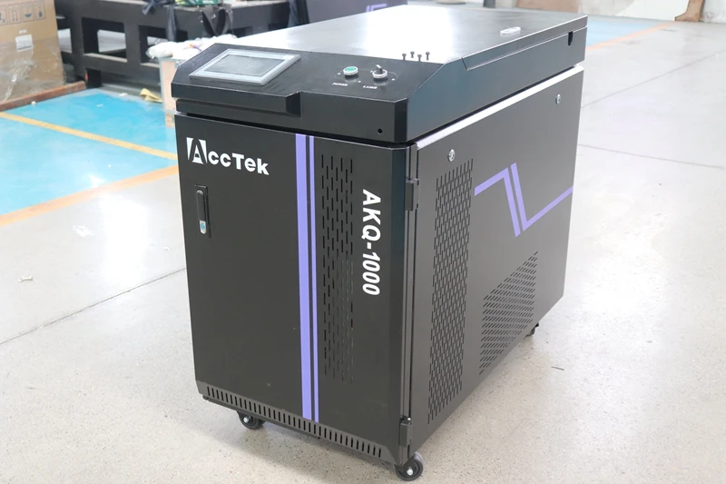 Factory Price Acctek Pulse Laser Cleaning Machine Handheld 500w JPT Mopa Laser Cleaner Water-cooling Metal Surface Clean