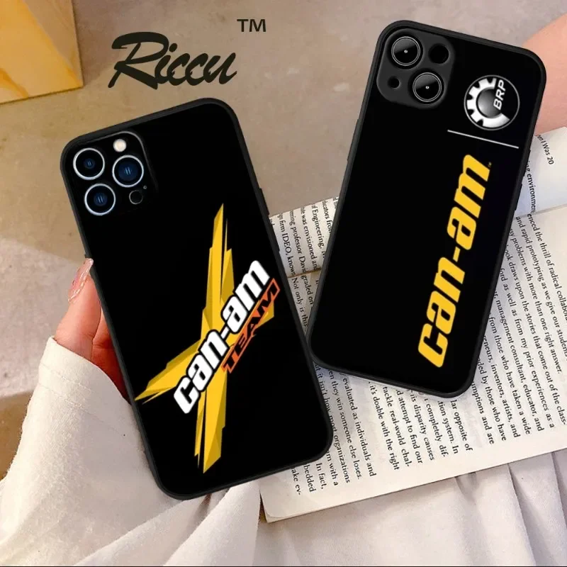 Can Am Team Brp Rotax Racing Phone Case FOR IPhone 14 13 11 12 Pro 8 7 Plus X Pro MAX XR XS MINI Soft Silicone Black Brp Covers