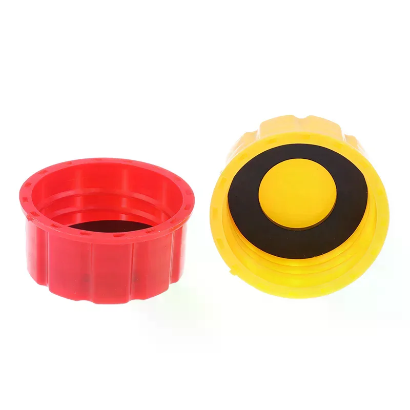 1/2/3/5 Gallon Plastic Gas Can Cap ID 43mm OD 54mm H 23mm Gas Tank Cap Replacement Red Yellow Gas Can Cap